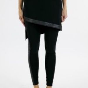 Joseph Ribkoff Size 12 Black asymmetrical skirt dress  pants